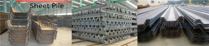 Steel sheet pile wall