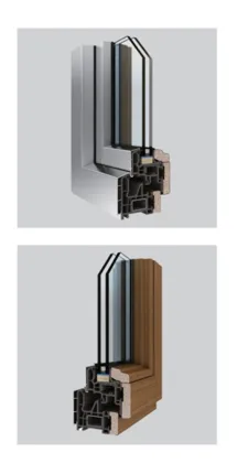 ROOMEYE new style glass window and door composite cladding aluminium doors and windows