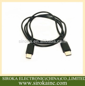 2015 Newest Reversible USB 3.1 Type C Male cable fast sync data charging cable