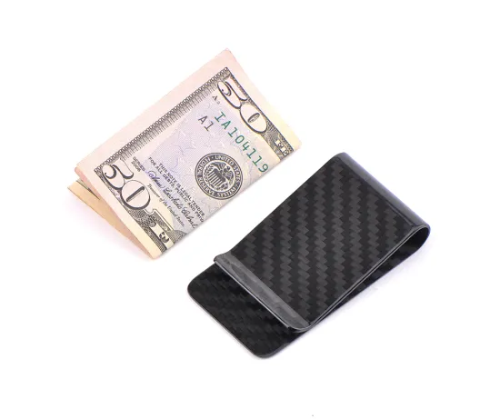 Chic design Carbon fiber money clips