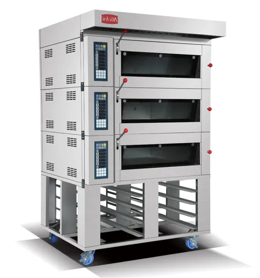 3 Decks 6 Trays Bread Bakery Equipment Commercial Electric Baking Ovens