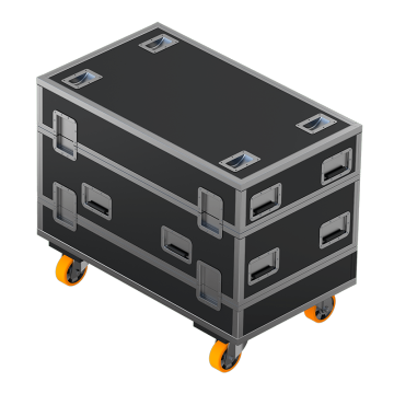 K3-BUMP + BAR fly case (2 in 1)