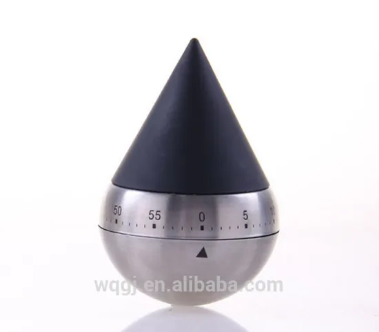 Kitchen Tools Stainless Steel Various Shape Cooking Timer 60 Minutes Ball Timer Tumbler Timer