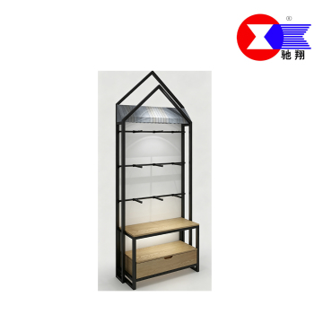 House Shape Garment Retail Display Rack