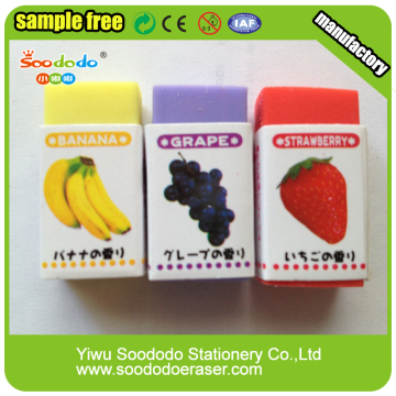 Cheap Promotional Fruit Scented Eraser For Children