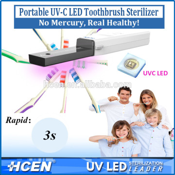 UV light toothbrush sterilization portable uv toothbrush sterilizer