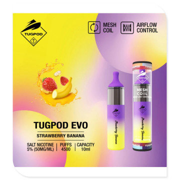 Tugboat evo 4500 पफ्स डिस्पोजेबल vape