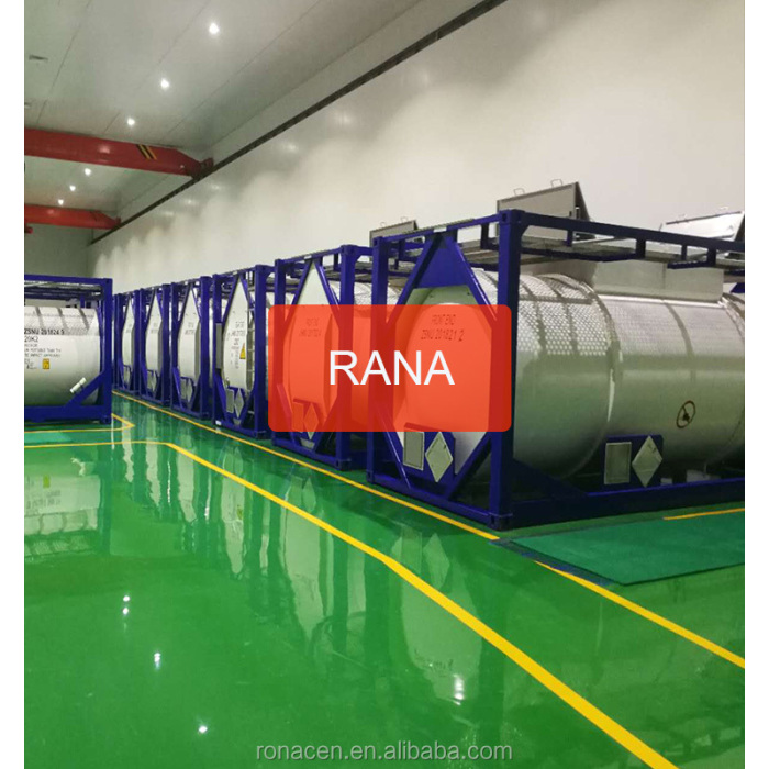 Бак ISO з фторополимерным пакрыццём з PTFE для паўправадніковых хімічных рэчываў