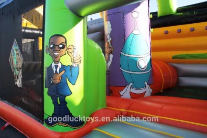 inflatable mattress games with a roof to protect children