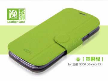 Super Fiber Cellphone Protective Case Book Style For Samsung Galaxy S3