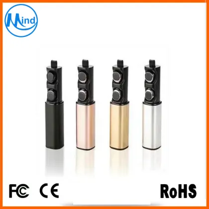 True Twins Wireless Headset Bluetooth V4.1 Double Wireless Earphones Headphones with Charging Case