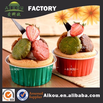 Microwave round plastic disposable foil cups factory China