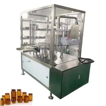 Automatic Small Glass Vials Capping, Filling, and Labelling Machine for Injection Labs