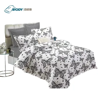 Wholesale 100% Polyester Luxury Home Bedding Set