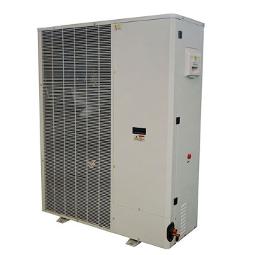 Condensing unit uses fully enclosed refrigeration compressor
