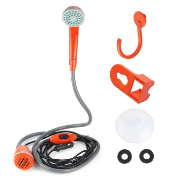 Portable Car Washer Camping Shower High Pressure Car Shower Washer Set Electric Water Pump For Outdoor Camping Travel Pet Dog