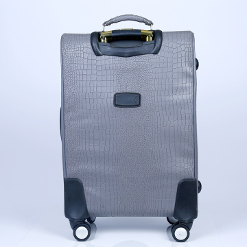 Mode materiaal nieuwe aankomst PU reis trolley bagage