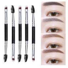 Professional Double-sided Eyebrow Brush Eyeliner Eyeshadow Makeup Brow Mascara Brush Eyebrow Hot For Beauty