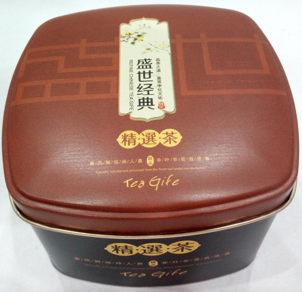 individuell bedrucktes Tee-Paket Tin Box