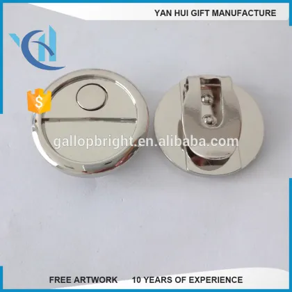 Promotional magnetic golf hat clip