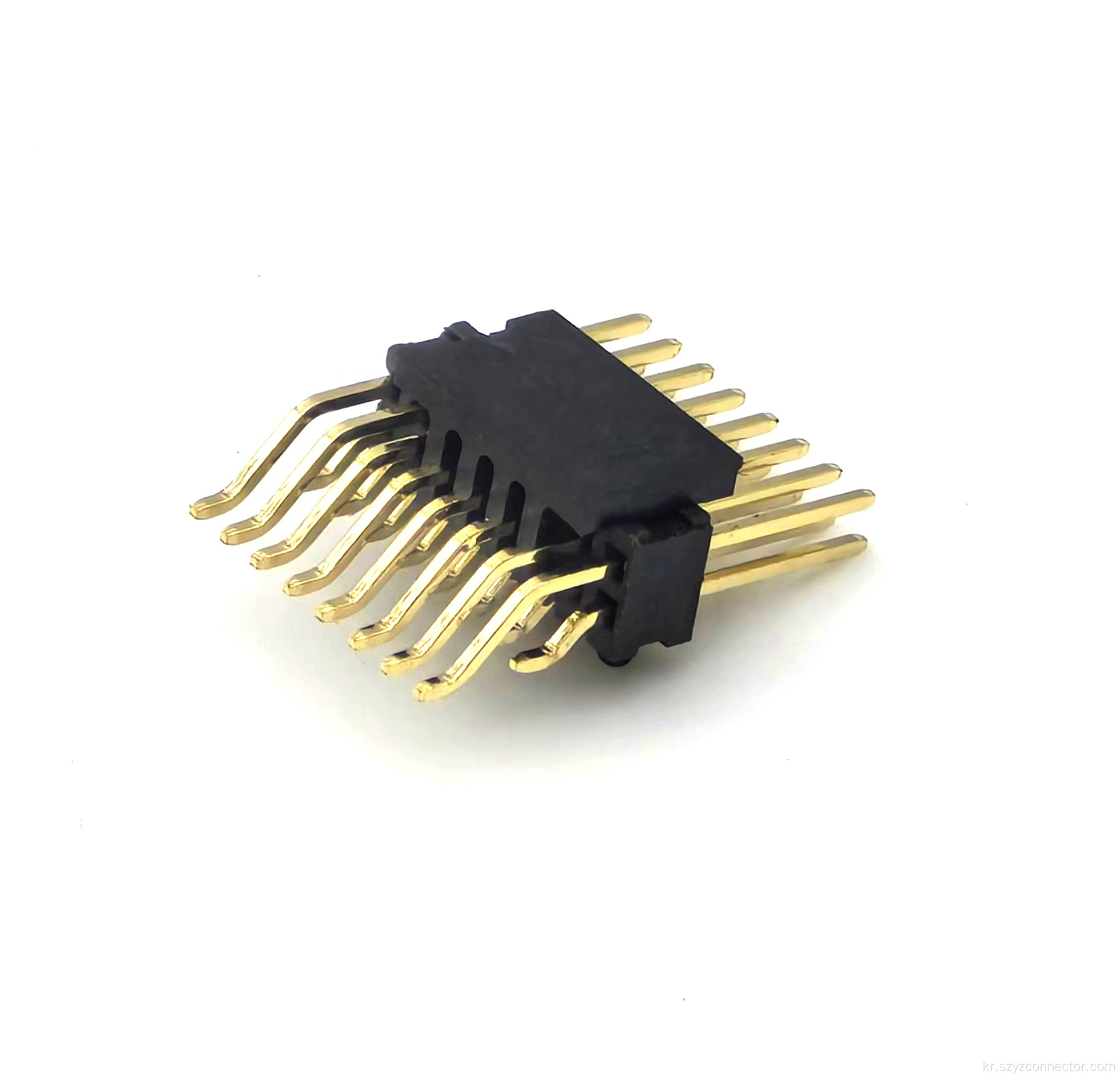 1.27mm 핀 헤더 듀얼 행 직각 16p