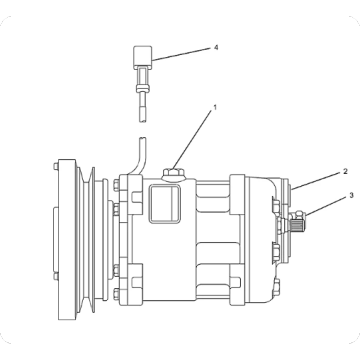 D6H Dozer Compressor3E-1906/3E1906