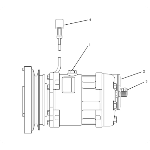 D6H Dozer Compressor3E-1906/3E1906