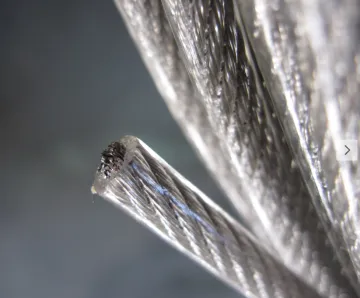 7X7 stainless steel wire rope 7/32 316