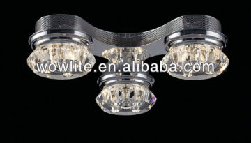 Metal and crystal modern ceiling lights A7318-12