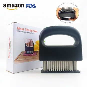 Stainless Steel 48 Blades Meat Tenderizer: Kitchen Gadgets for Beef Steak