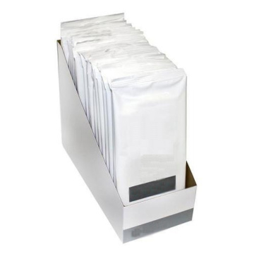Bolsa de foca posterior sostenible impermeable para toallitas corporables compostables con descarga