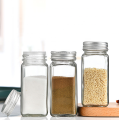 Square glass spice jars with Shaker Tops sifter