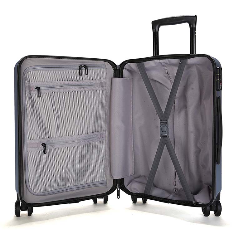 ABS carry-on plastic airport trolley luggage 6