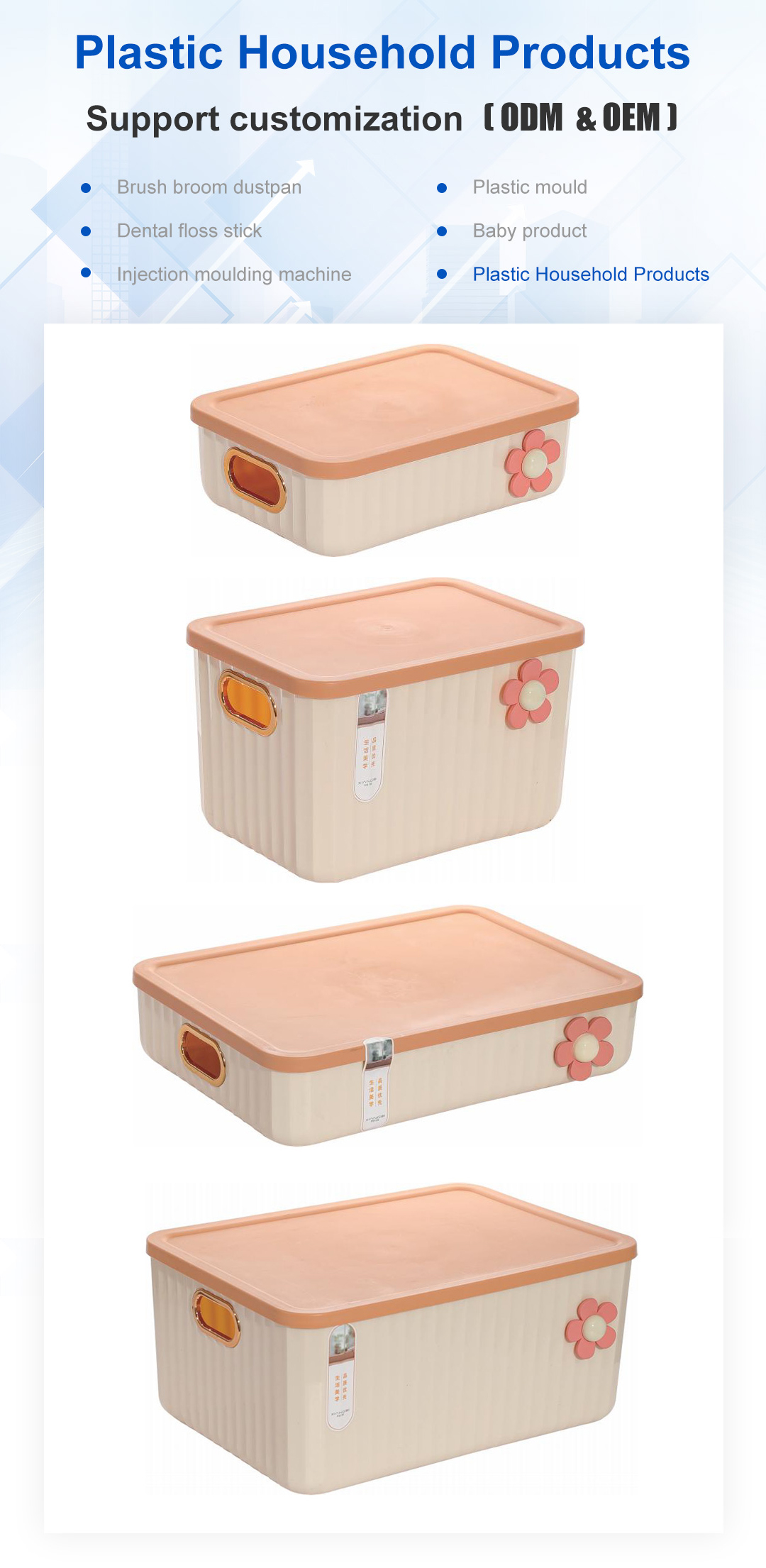 ribbed plastic box photo