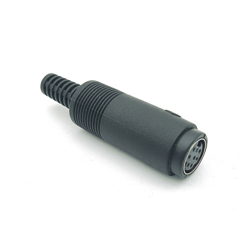Female Jack DIN Adapter Converter Audio Cable Connector