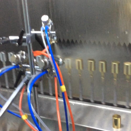 spray painting cap machine