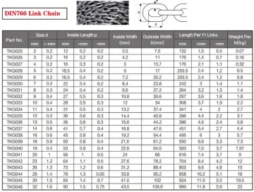 DIN766 Welded Electric Galvanized Steel Short Link Chain