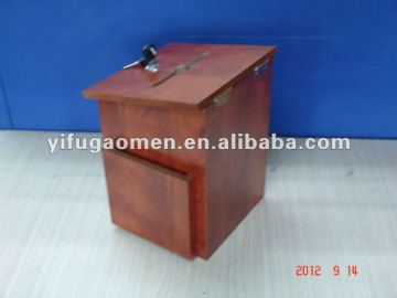 key box for donation/suggestion feedback/ donation box with lock