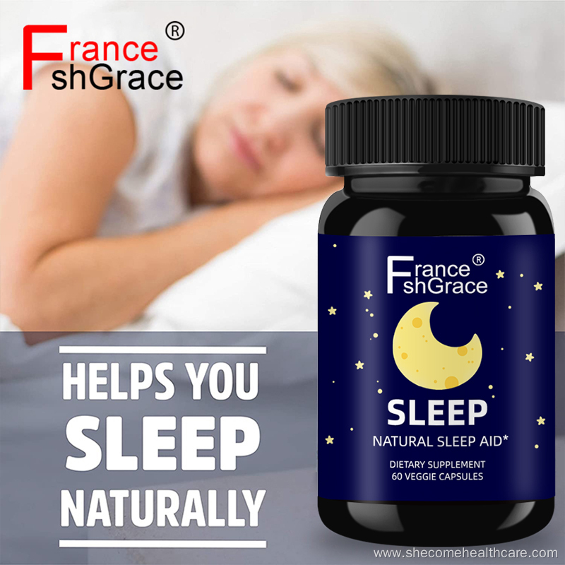 Melatonin Natural Sleep Aid Herbal Sleeping capsules