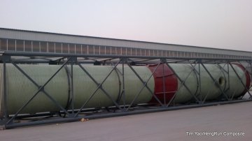 FRP Lining Tanks with Steel Structure for Transportation