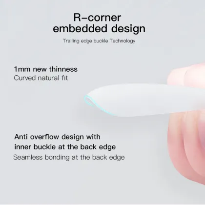 OEM Artificial Fingernails - Thin, Traceless Nail Plates with Various Paste and Material Options