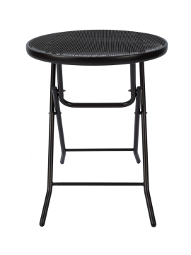 Table ronde pliante en maille métallique 60 cm