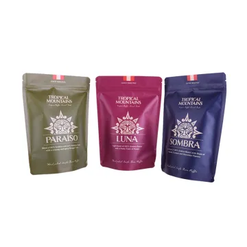pouch stand up reusable food storage packaging bags