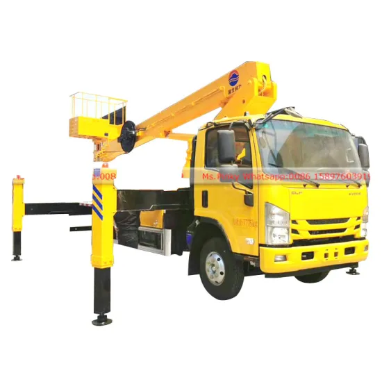Japanese brands 190HP ELF KV600 Aerial Work Platform Operation Truck 23- 25M Working Height Whatsapp: 0086 15897603919