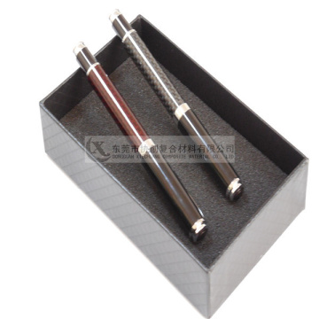 Nice surface carbon fiber writing pen carbon gel pen with LOGO for friend gift