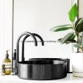 Black Round Handmade Bathroom Sink