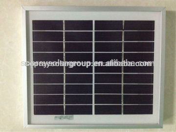 Plastic and aluminum frame 9V or 12V 3W small PV solar panels with CE IEC & INMETRO