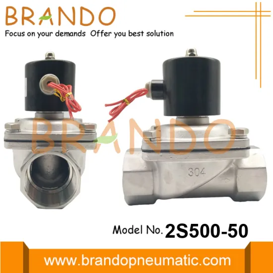 2'' 2S500-50 Stainless Steel Solenoid Valve 120V 230V