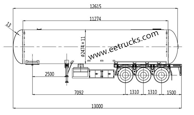 LPG Semi Trailer Tanks