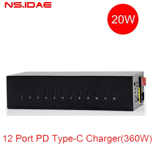 Тип C порт 360 Вт настольного зарядного устройства